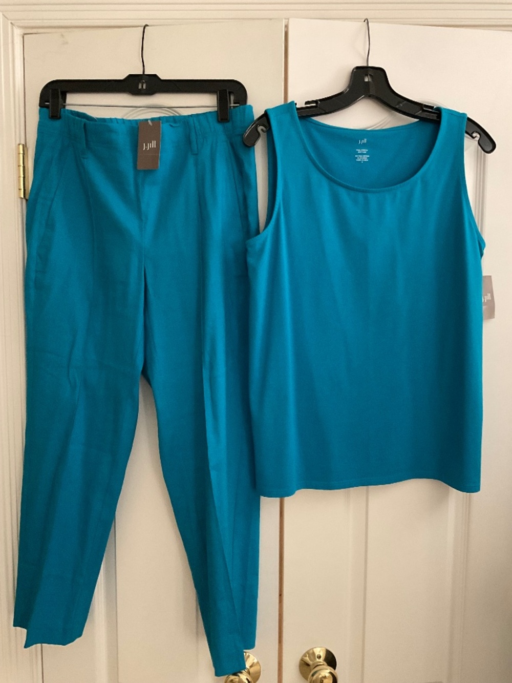 J Jill Cerulean Pants and Tank Top